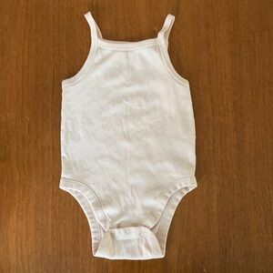🍓3/$10 Old Navy Soft Pink Kids Tank Bodysuit size 18-24m